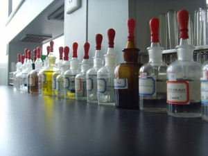 Reagentes para laboratório de biologia